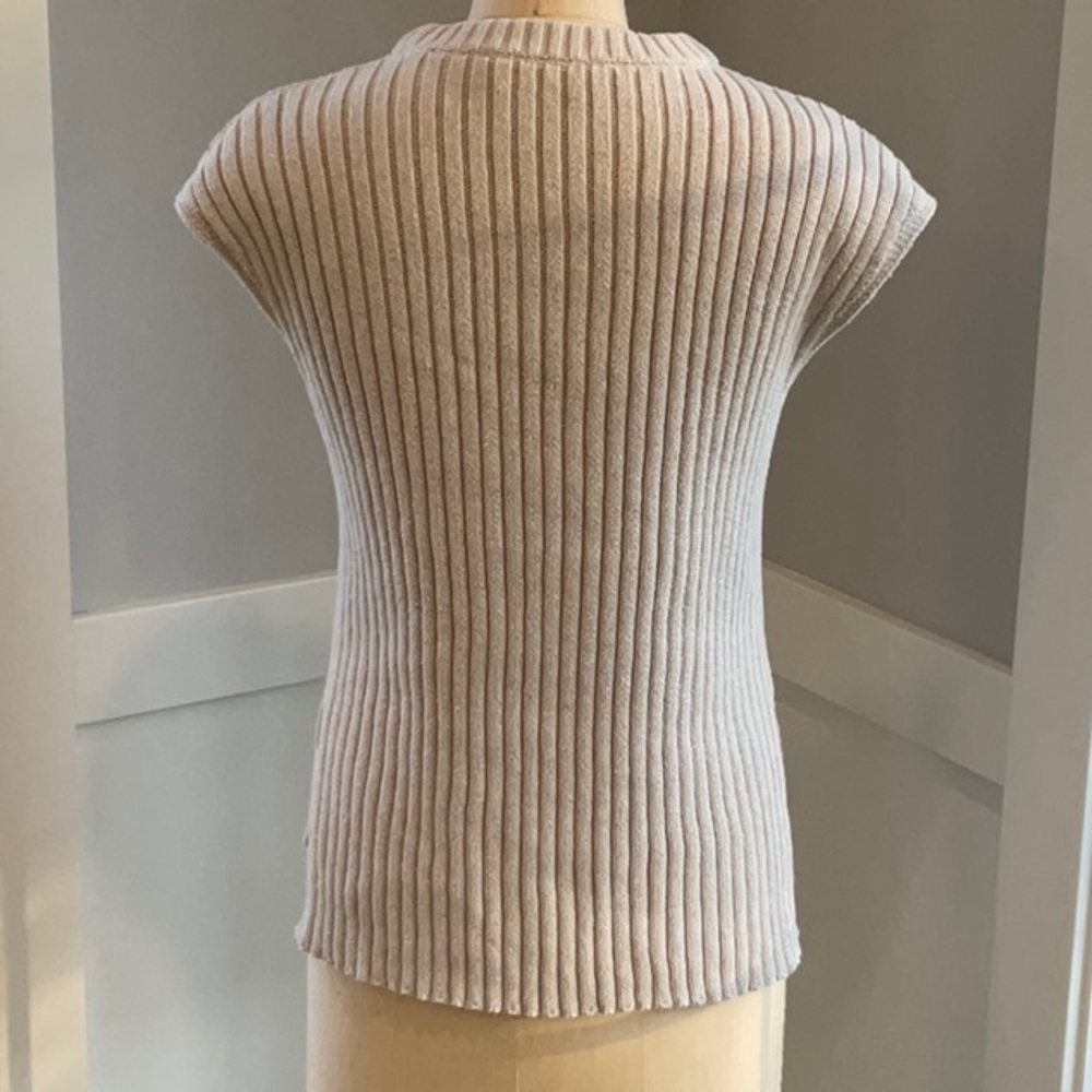 ZARA Ribbed Knit Vest - Picture 4 of 6